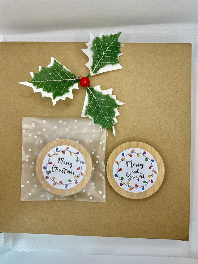 Bottle opener and fridge magnet. Christmas design.  Stocking filler. 