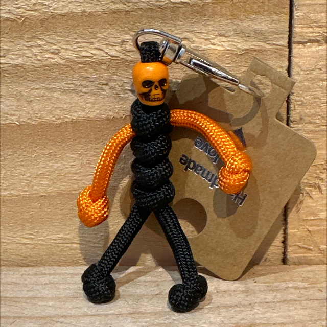 Skeleton Paracord Keyring 