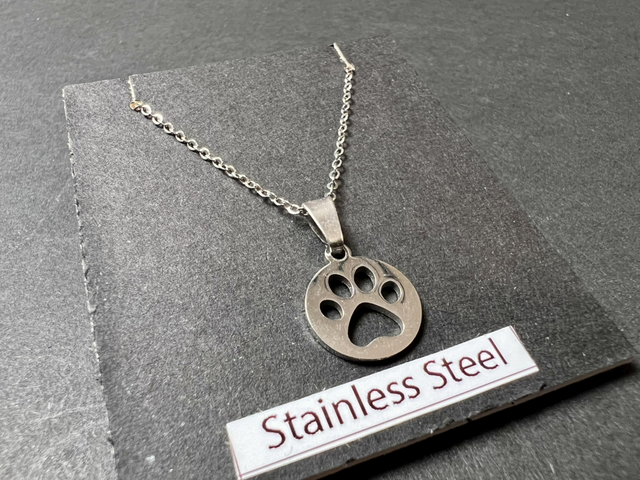 ⭐️ Tuesday’s Deal ⭐️ Paw Print Necklace | Stainless Steel