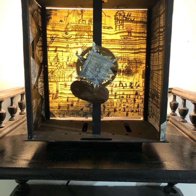 Sisyphe - Sculpture cinétique proprioceptive