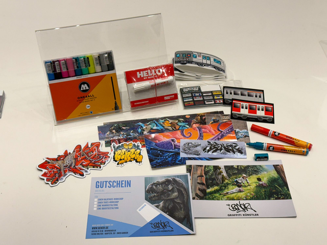 Graffiti Starter-Set STICKER inkl. Workshop