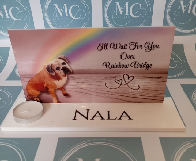 Pet Memorial Plaque