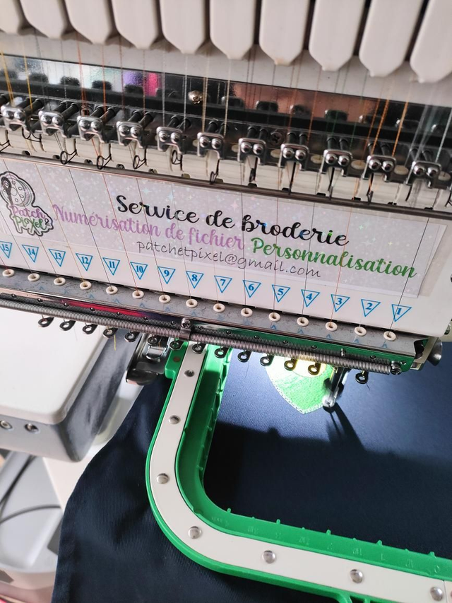 Numérisation de fichiers pour broderie numérique