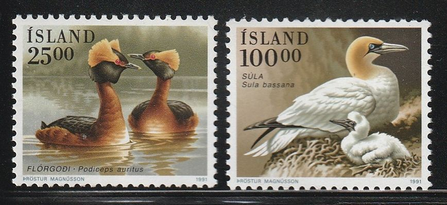 Iceland 1991 Birds MNH
