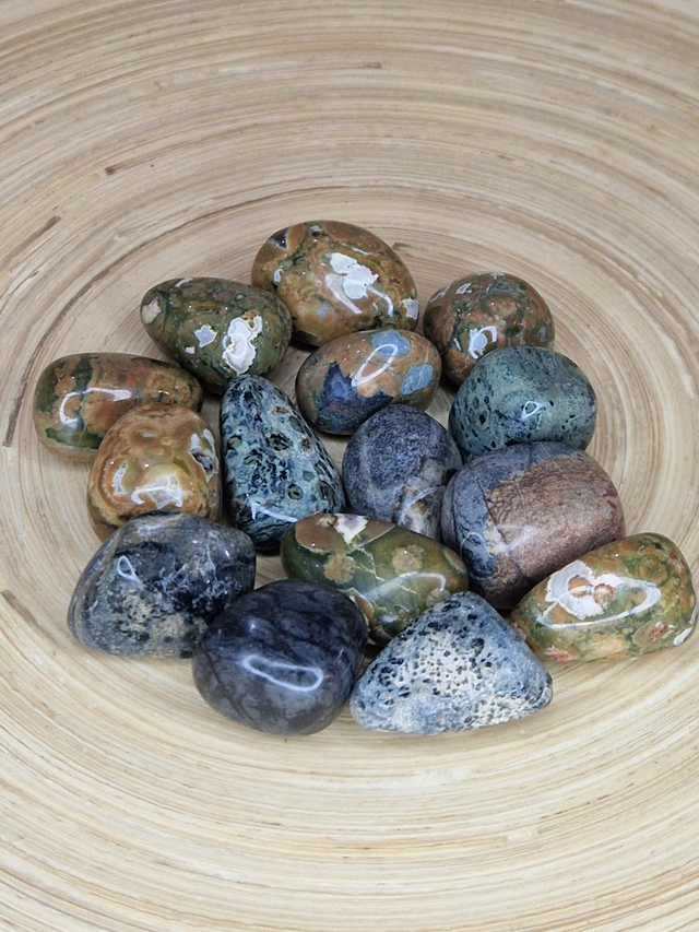 Jaspe forêt tropicale - Pierre roulée