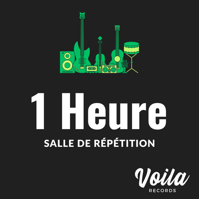 Salle de répétition - 1h