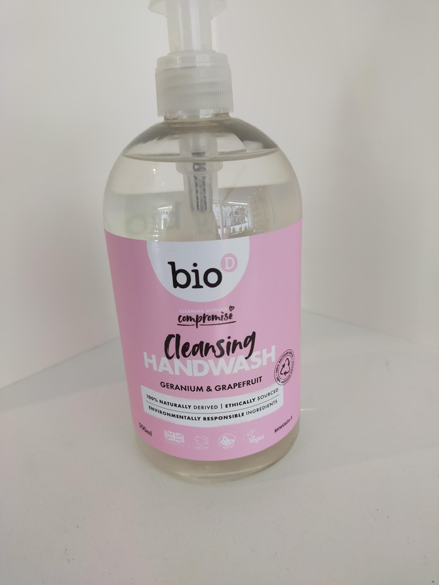 Bio D Grapefruit and Geranium Hand Wash 500ml 21019