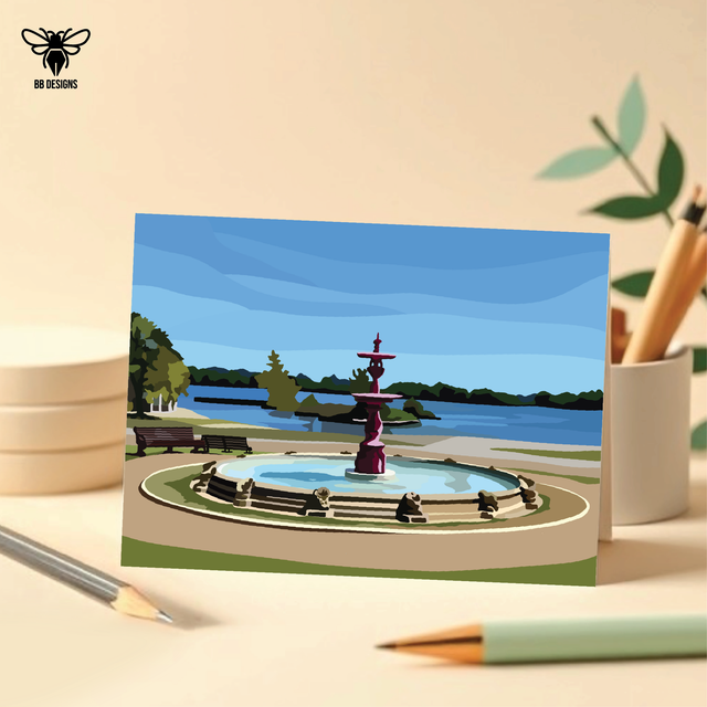 Poole Park - Note Card