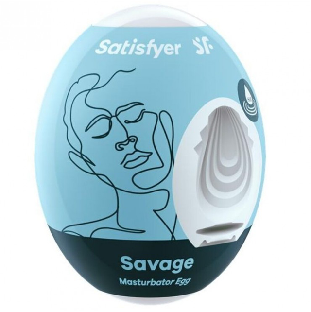 SATISFYER HUEVO MASTURBADOR HOMBRE SAVAGE