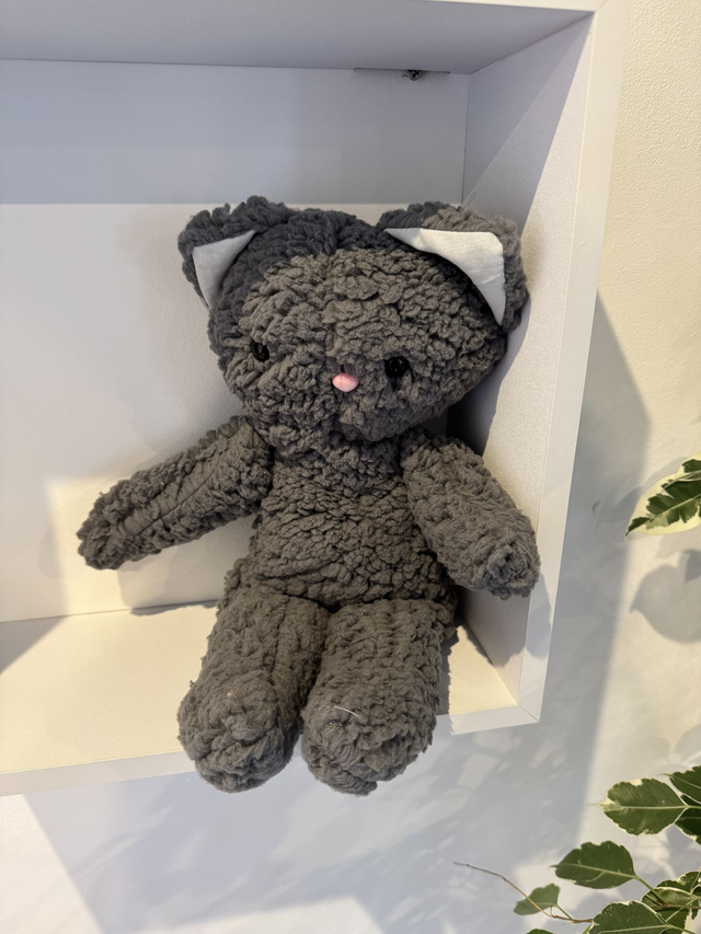 Luidgy chat moumoute gris