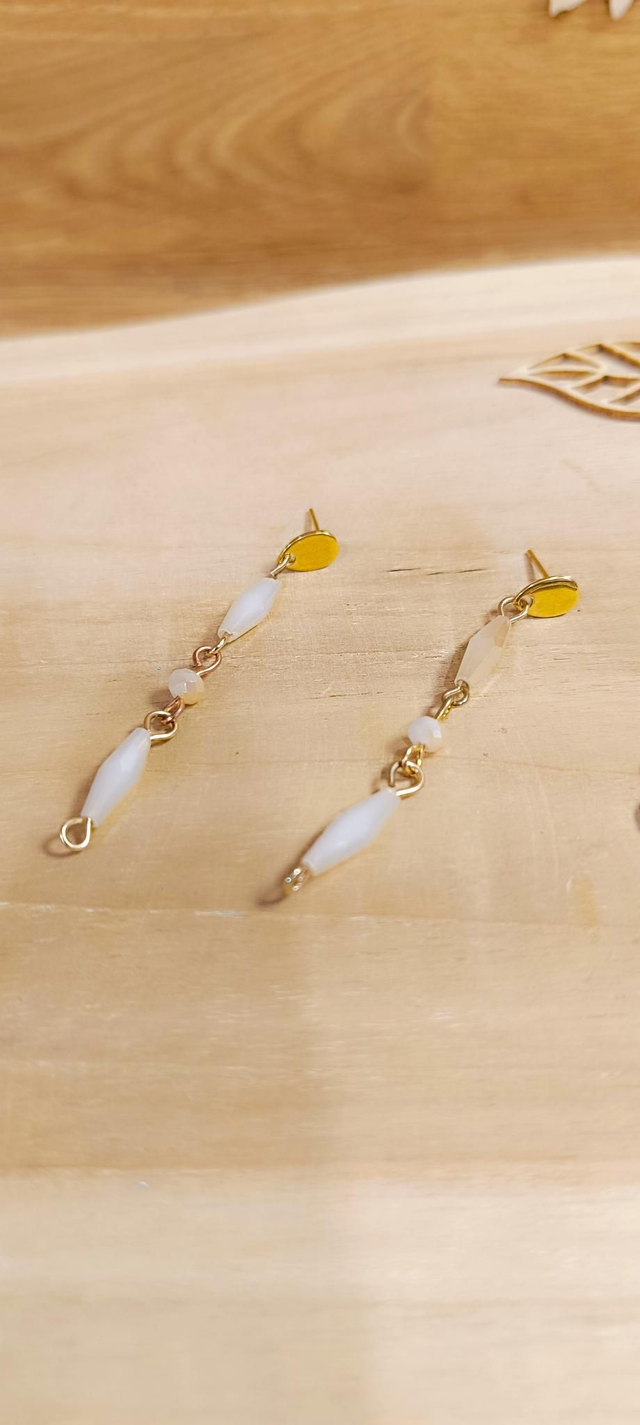 Boucles d'oreilles - Perles pendantes