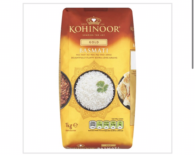 Rice, KOHINOOR Gold Basmati Rice 1kg