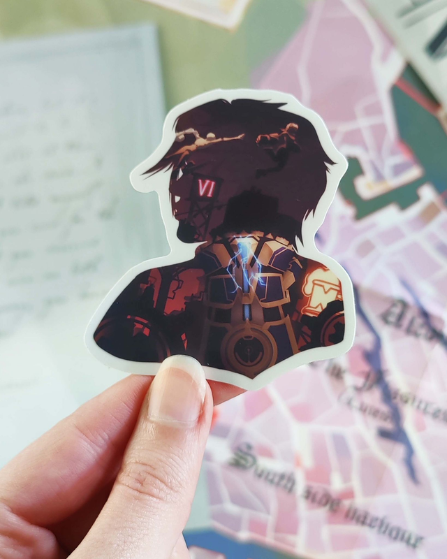 Sticker silhouette Vi