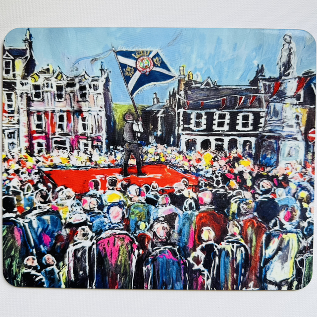 Placemat- Selkirk Standard Bear- Casting o’ the Colours