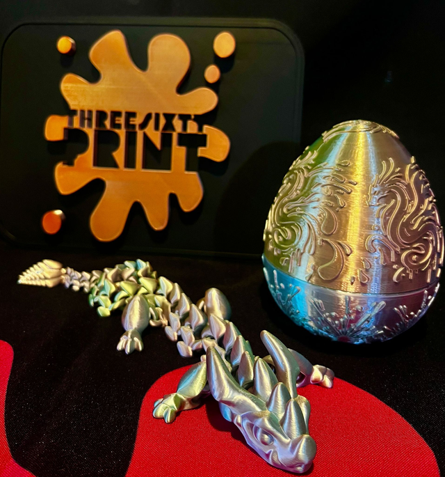 Shimmer Dragon and Pattern Egg