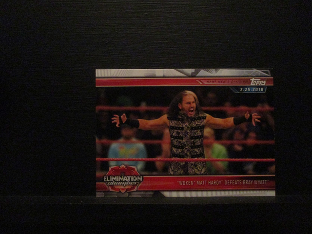 "Woken" Matt Hardy Defeats Bray Wyatt - Champions Original Trading Card #100