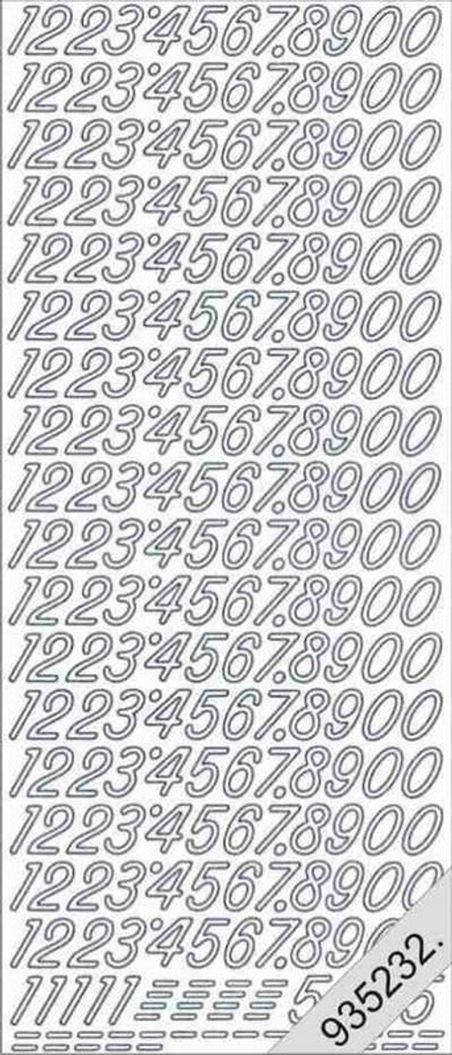 Letters cursief goud (1032)