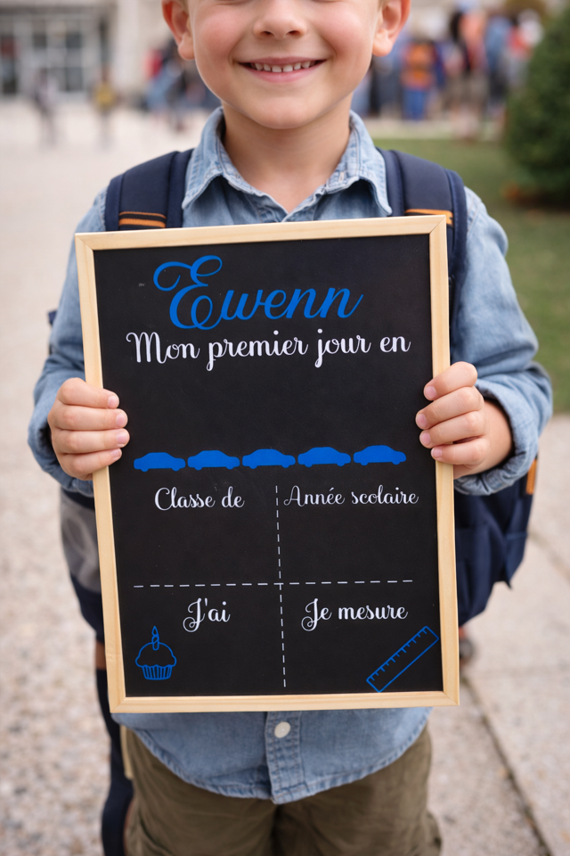 Pancarte rentrée scolaire