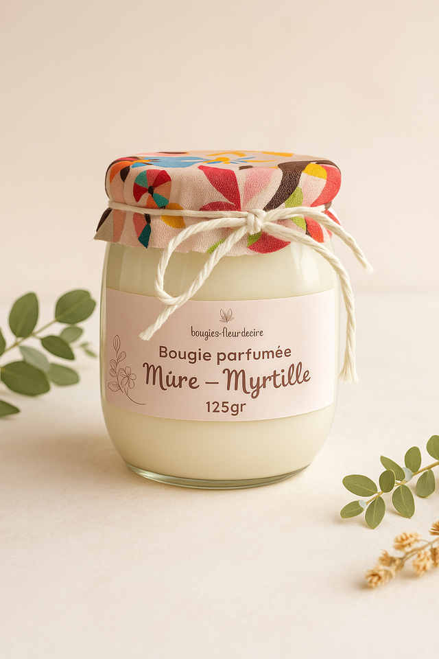 Bougie parfumée - Mûre et myrtille