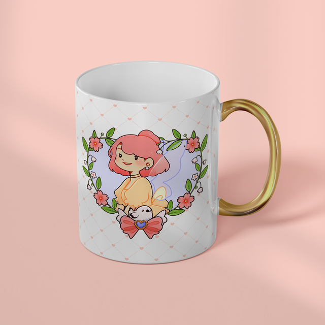 Mug à anse dorée SHE WAS A FAIRY