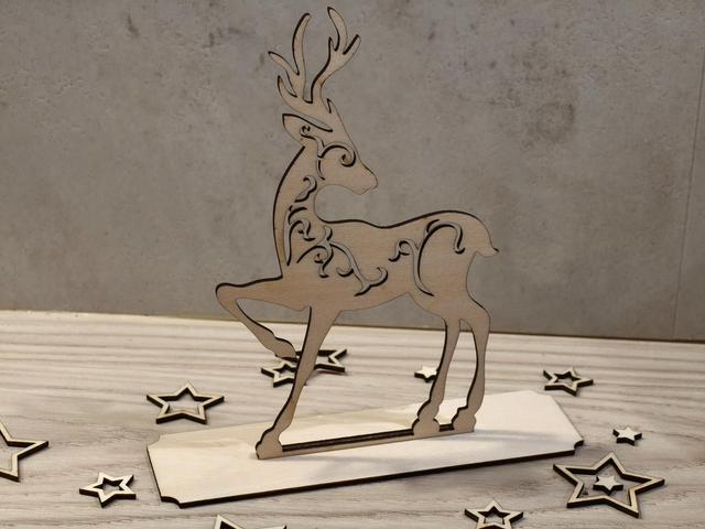 Renne Décoratif en Bois 🦌