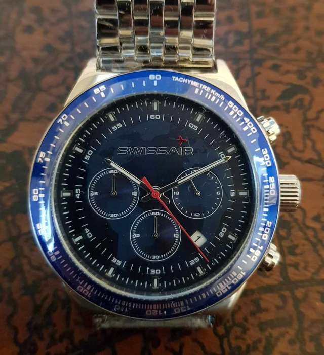 Swissair Globe - Herrenarmbanduhr, OVP