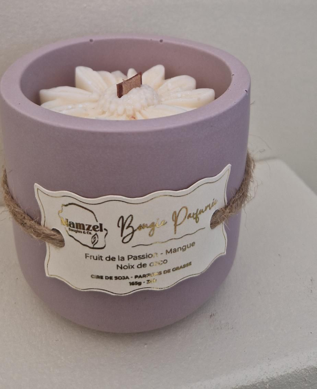 Bougie Végétale 165g - 30h - Fruit de la passion, Mangue, Noix de coco