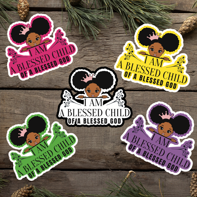 "BLESSED CHILD" Stickers (Girl)