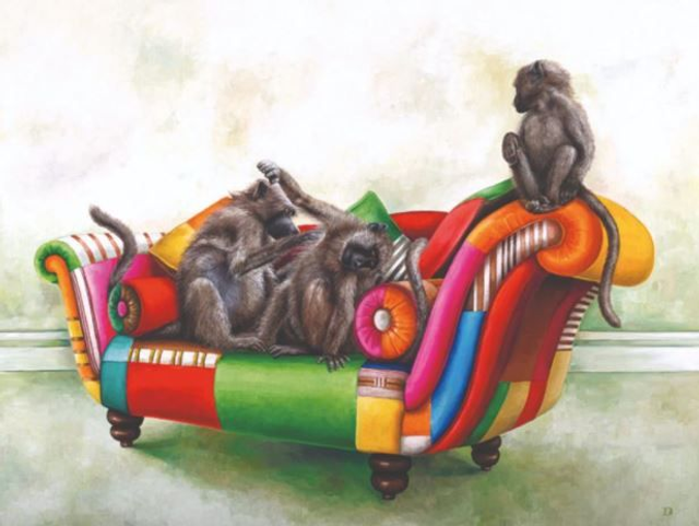 Signed Print - Barry the Baboon