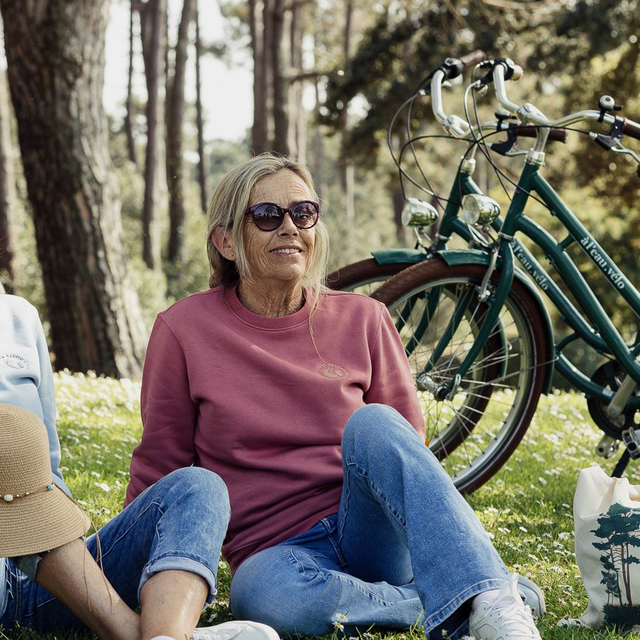 SWEAT-SHIRT ROSE ANTIQUE