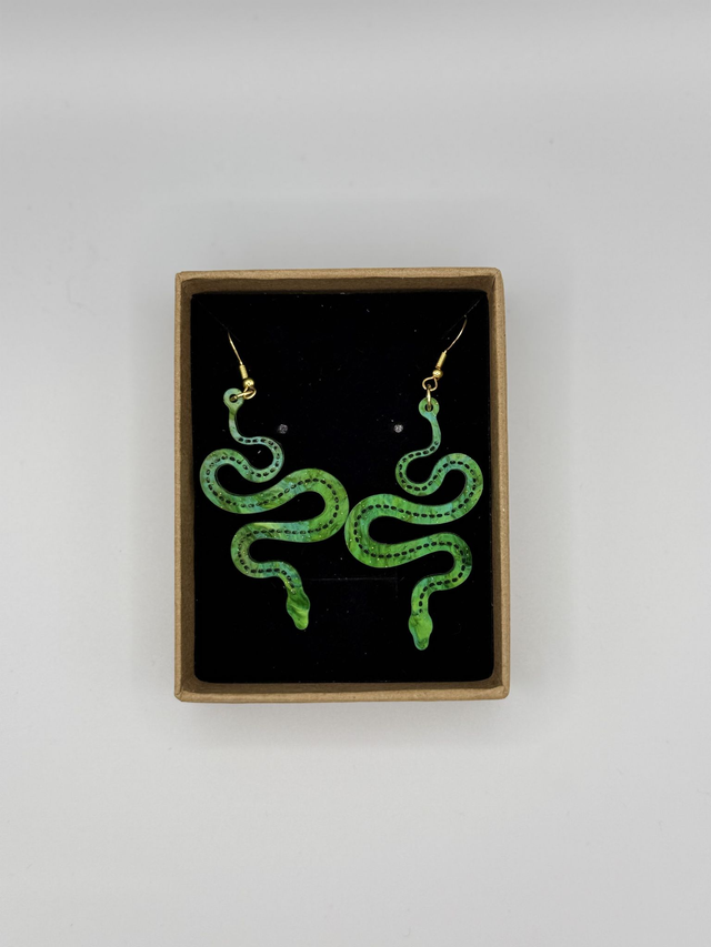 Boucles d’Oreilles « Serpent »