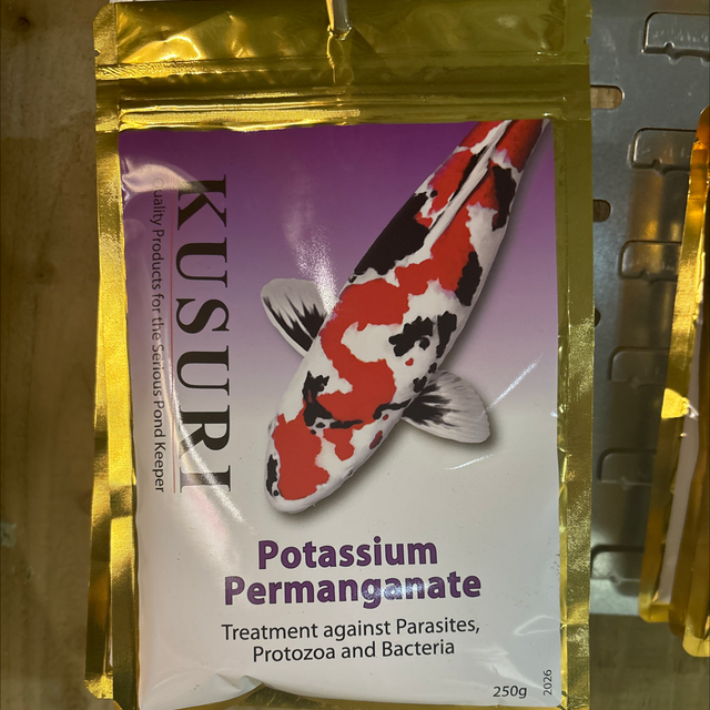 Kusuri - Potassium Permanganate- Treatment against Parasites, Protozoa &amp; Bacteria - 250g