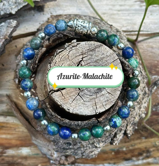 Bracelet d'Azurite Malachite 