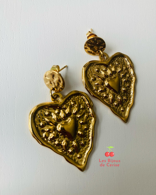 Boucles d'oreilles Cœurs