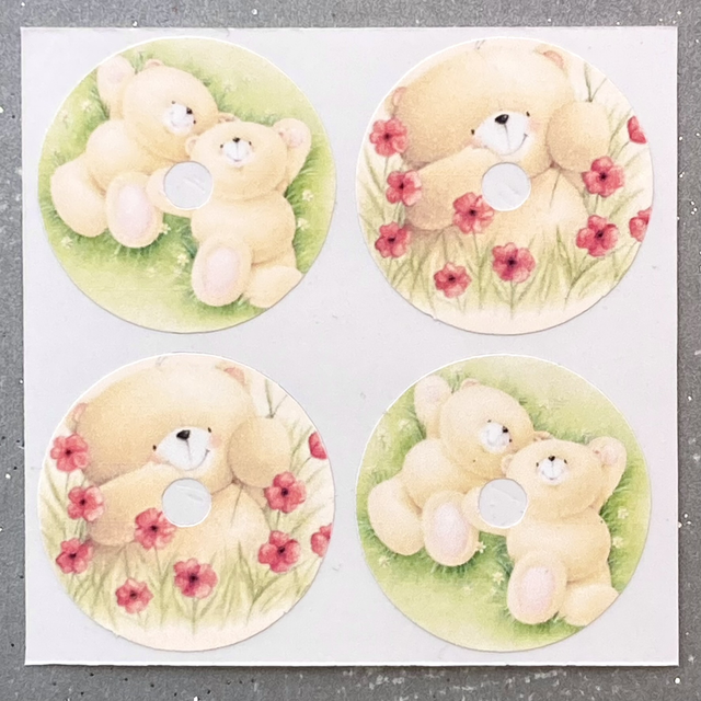Forever Bears Stickers (Set of 4)