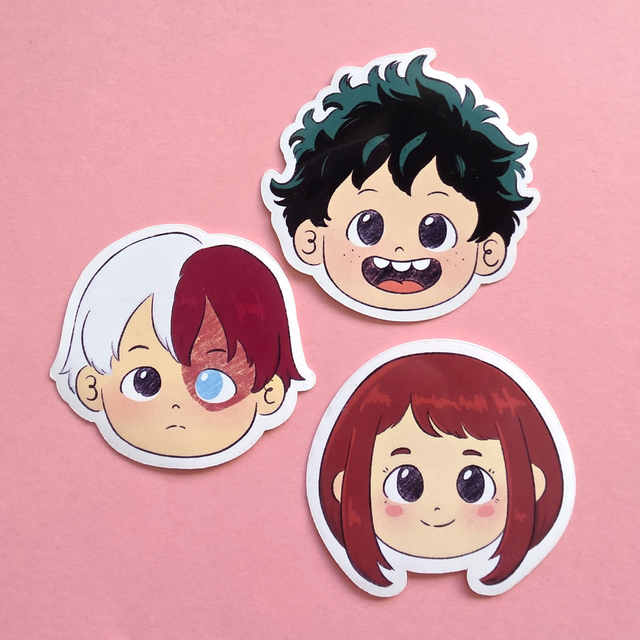 Hero friends - Laminated stickers