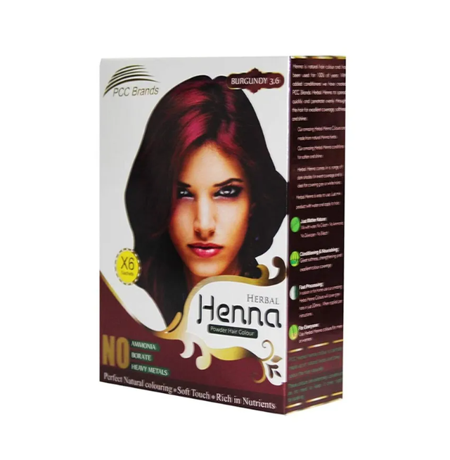PCC Brand Henna Powder Burgandy