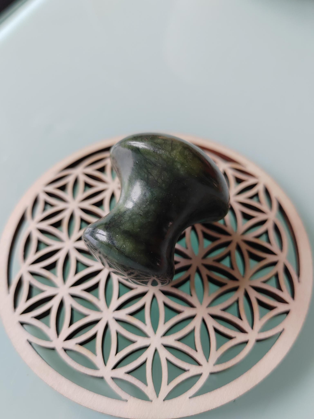 Champignon de massage - jade nephrite