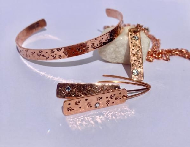 Parure  Douceur Cuivrée  