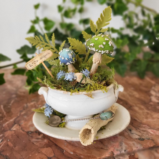 Champilutin à la sauce de fée - Sculpture fantastique 