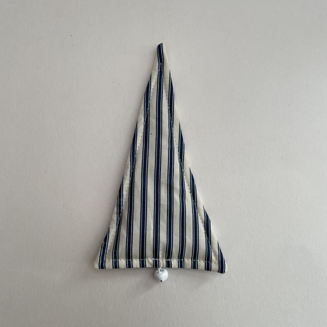 Striped Quilted Tree Decoration