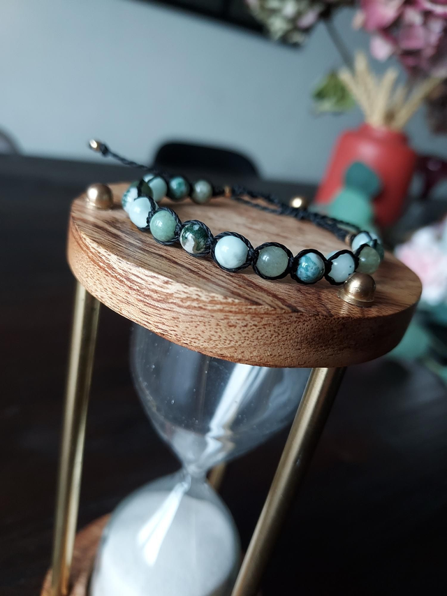 Angelite Verte - Agate Mousse - Jade Guatemala