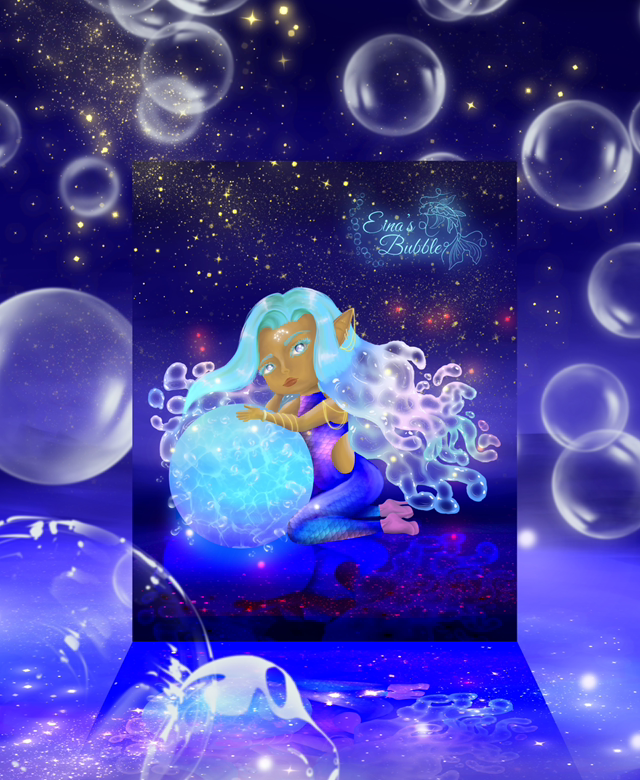 Illustration « Zodiaque » signe astrologique - Verseau 