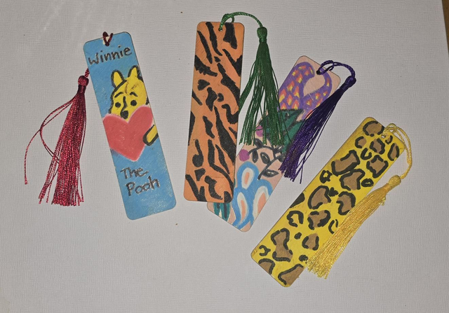 Home made book marker varied