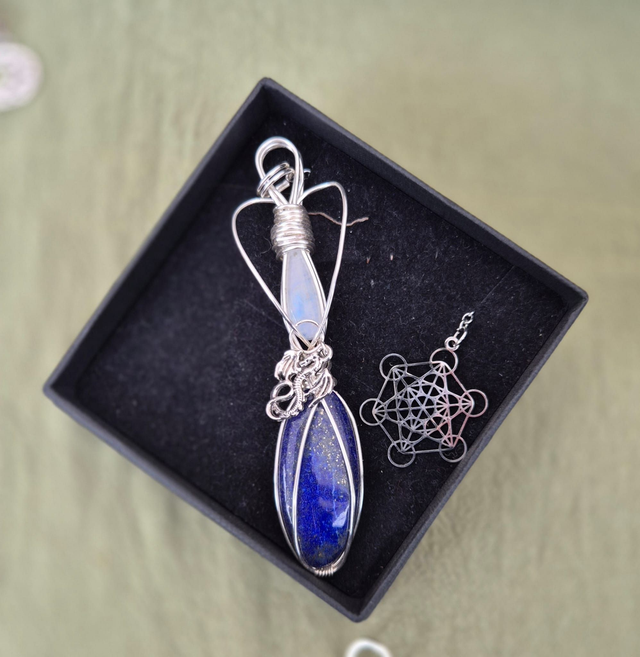 Pendule Lapis Lazuli Péristérite