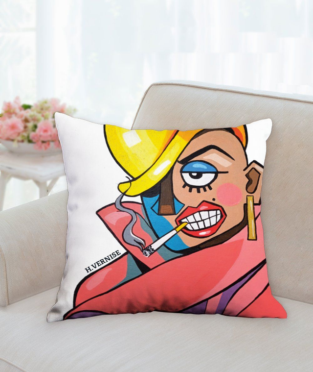 H1-2.6 - Coussin - I Am A Diva H.Vernise  