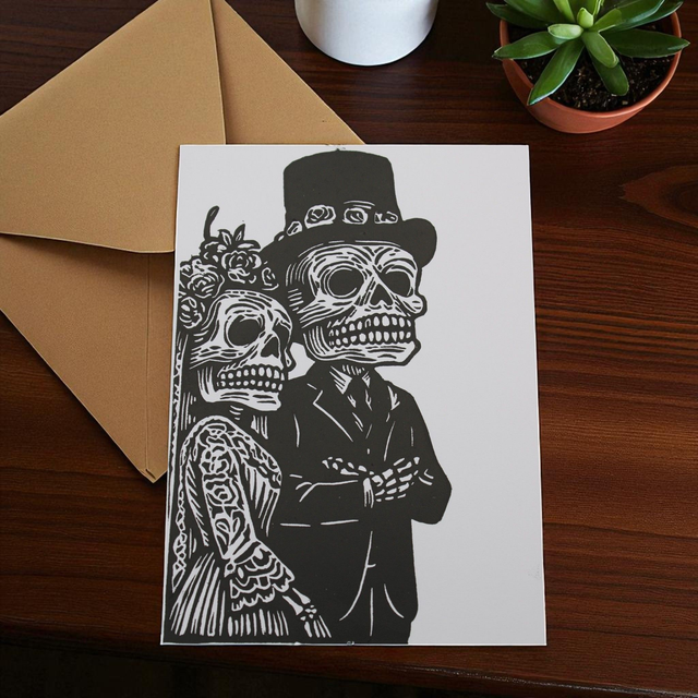 Carte postale - illustration &quot;Zyanya&quot;