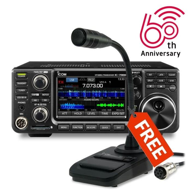 Icom IC-7300 + microfono gratuito SM-30