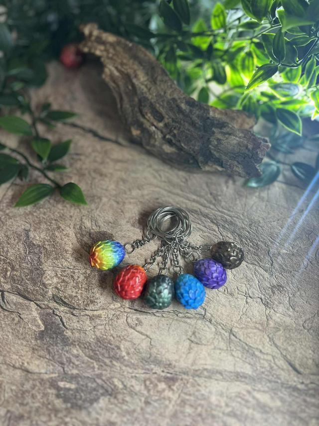 Porte clés œuf de dragon 