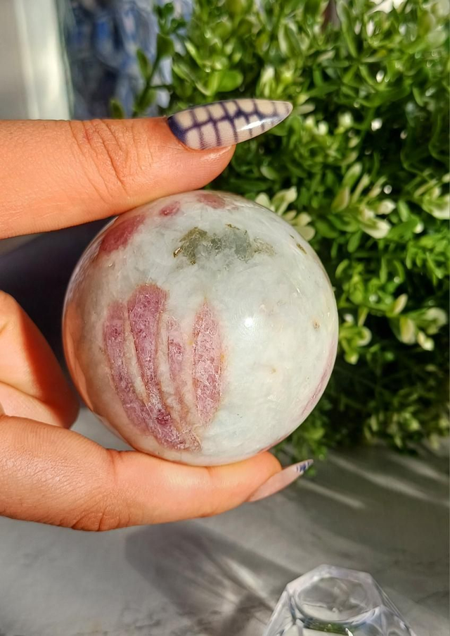 Pink Tourmaline Sphere
